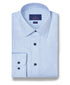 TBSP12008452 | Sky & Blue Dobby Dress Shirt