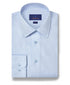 TBSP12011454 | Sky Twill Dot Silk Blend Dress Shirt