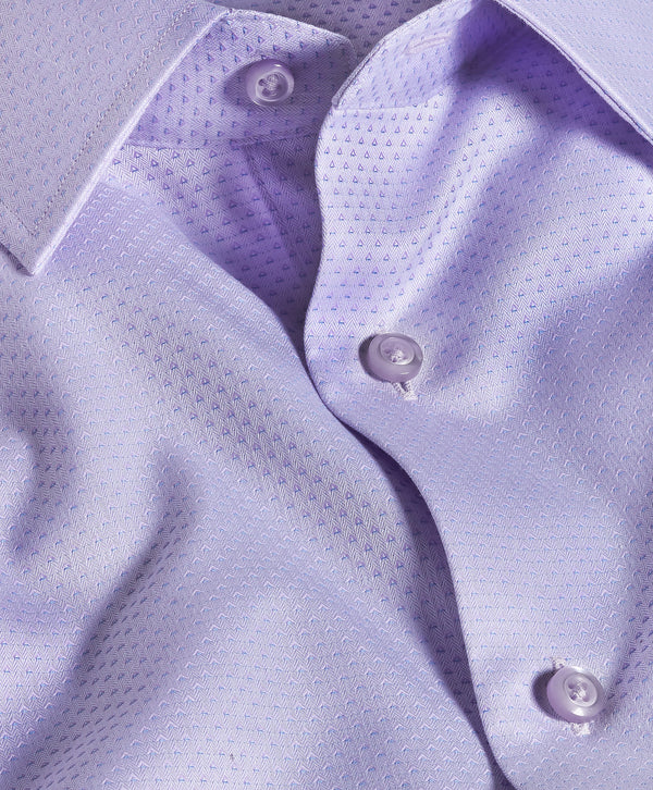 TBSP12020550 | Lilac & Blue Micro Dobby Dress Shirt 