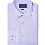 TBSP12020550 | Lilac & Blue Micro Dobby Dress Shirt 