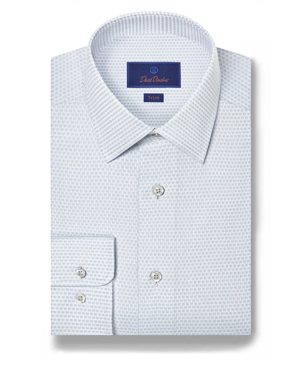 TBSP12021033 | Pearl & Sky Micro Dobby Dress Shirt 