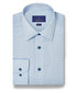 TBSP12021456 | Sky & Navy Micro Dobby Dress Shirt 