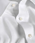 TBSP12100110 | White Twill Silk Blend Dress Shirt