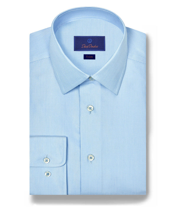 TBSP12100454 | Sky Twill Silk Blend Dress Shirt