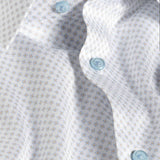 TBSP12206124 | White & Dune Neat Print Dress Shirt