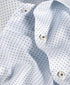 TBSP12207155 | White & Navy Neat Print Dress Shirt