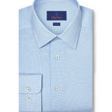 TBSP12209454 | Sky Geometric Print Stretch Dress Shirt