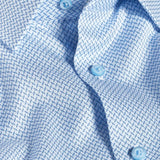 TBSP12238136 | Sky Geometric Print Dress Shirt