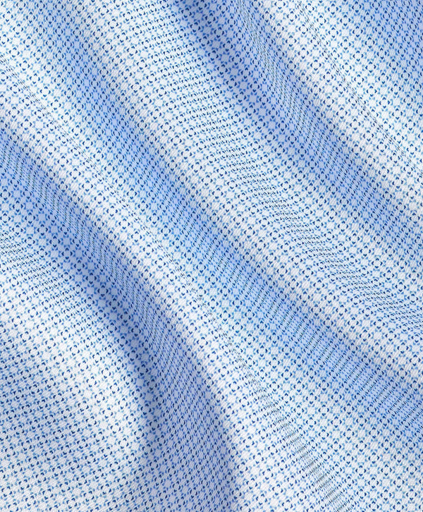 TBSP12239454 | Sky Neat Print Dress Shirt