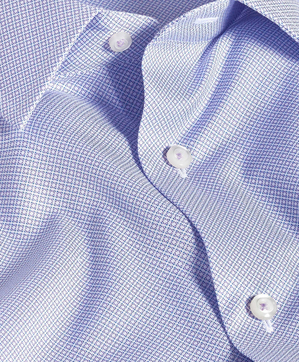 TBSP12239534 | Lilac Neat Print Dress Shirt