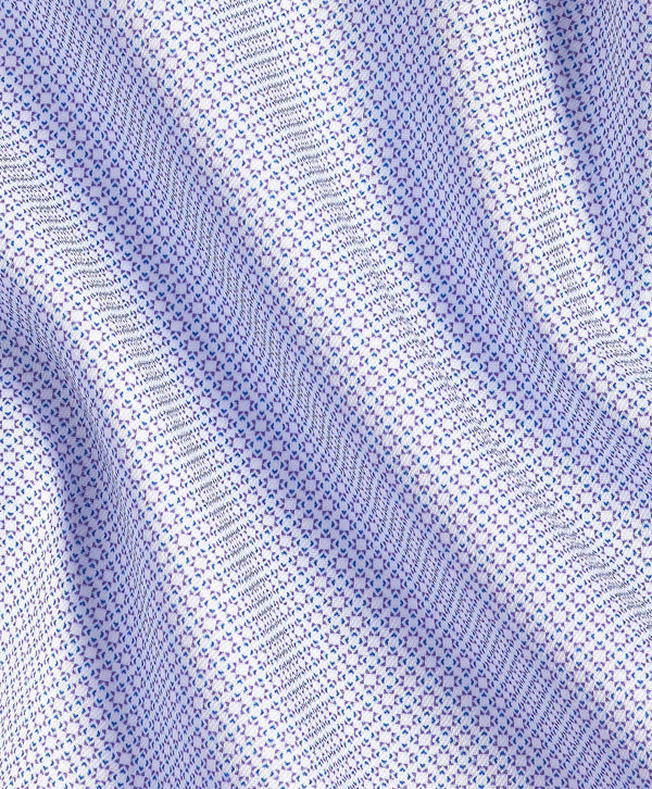 TBSP12239534 | Lilac Neat Print Dress Shirt