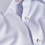 TBSP12241144 | White & Berry Micro Neat Print Dress Shirt