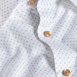 TBSP12244124 | White & Dune Neat Print Dress Shirt