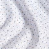 TBSP12244124 | White & Dune Neat Print Dress Shirt