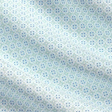 TBSP12601129 | White & Pistachio Geometric Print Dress Shirt