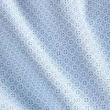TBSP12601136 | White & Sky Geometric Print Dress Shirt