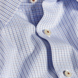 TBSP12802102 | White & Chocolate Dobby Check Dress Shirt