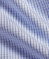 TBSP12803135 | White & Blue Poplin Micro Check Dress Shirt