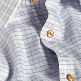 TBSP12805124 | White & Dune Dobby Check Dress Shirt