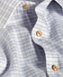 TBSP12805124 | White & Dune Dobby Check Dress Shirt