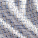 TBSP12805124 | White & Dune Dobby Check Dress Shirt
