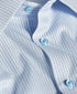 TBSP12808135 | White & Blue Dobby Check Dress Shirt