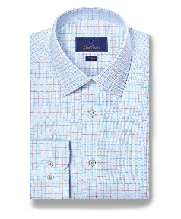 TBSP12809489 | Sky & Dune Twill Check Dress Shirt