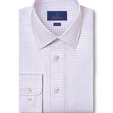 TBSP12809552 | Lilac & Dune Twill Check Dress Shirt