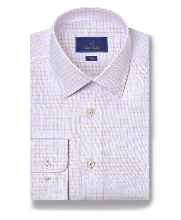 TBSP12809552 | Lilac & Dune Twill Check Dress Shirt