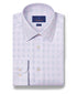 TBSP12810466 | Sky & Pink Dobby Check Dress Shirt
