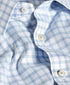 TBSP12811136 | White & Sky Dobby Check Dress Shirt