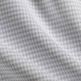 TBSP12815028 | Pearl & White Twill Micro Check Stretch Dress Shirt