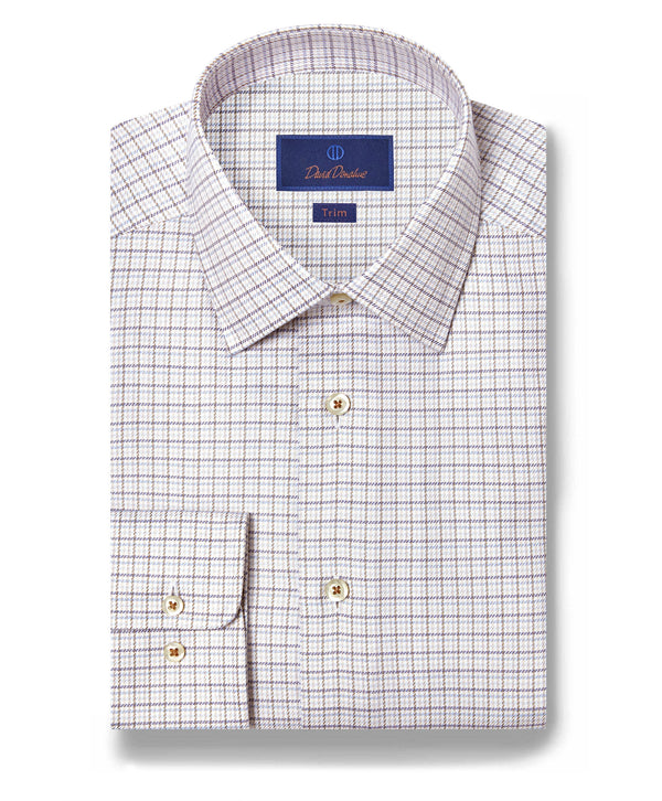TBSP12818298 | Dune & Multi Twill Check Dress Shirt