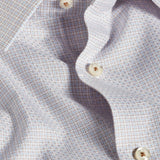 TBSP12819124 | White & Dune Dobby Check Dress Shirt