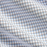 TBSP12820102 | White & Chocolate Dobby Check Dress Shirt