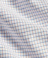 TBSP12821182 | White & Orange Dobby Check Dress Shirt
