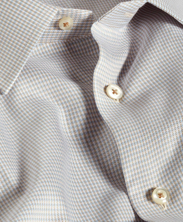 TBSP12822489 | Sky & Dune Herringbone Silk Blend Dress Shirt