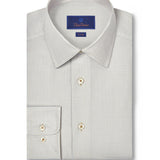 TBSP12822489 | Sky & Dune Herringbone Silk Blend Dress Shirt