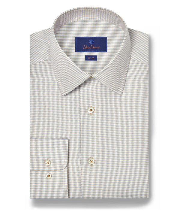 TBSP12822489 | Sky & Dune Herringbone Silk Blend Dress Shirt