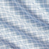 TBSP12844132 | White & Green Dobby Check Dress Shirt