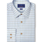 TBSP12846489 | Sky & Dune Dobby Check Dress Shirt