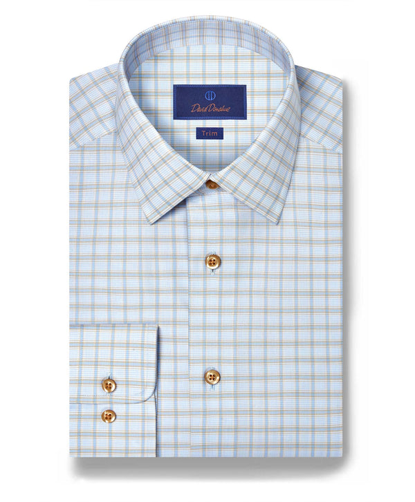 TBSP12846489 | Sky & Dune Dobby Check Dress Shirt