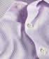 TBSP12952133 | White & Lilac Stripe Silk Blend Dress Shirt