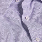 TBSP13000518 | Purple & Sky Herringbone Dobby Dress Shirt