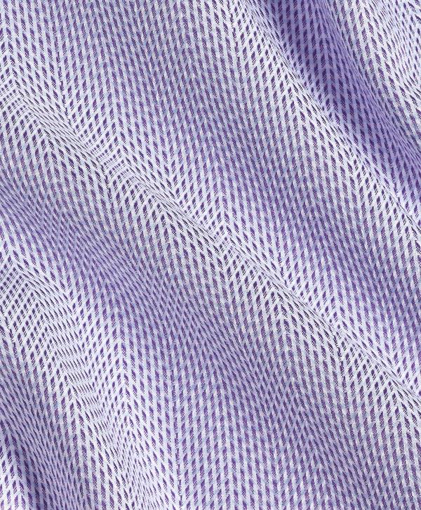 TBSP13000518 | Purple & Sky Herringbone Dobby Dress Shirt