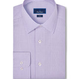 TBSP13000518 | Purple & Sky Herringbone Dobby Dress Shirt
