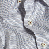 RBSP13002214 | Chocolate & Sky Micro Dobby Dress Shirt