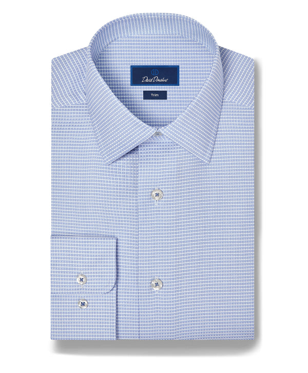 TBSP13002402 | Blue & Sky Micro Dobby Dress Shirt