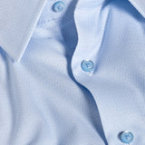 TBSP13004454 | Sky Dobby Solid Dress Shirt