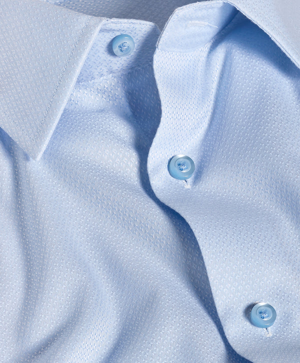 TBSP13004454 | Sky Dobby Solid Dress Shirt